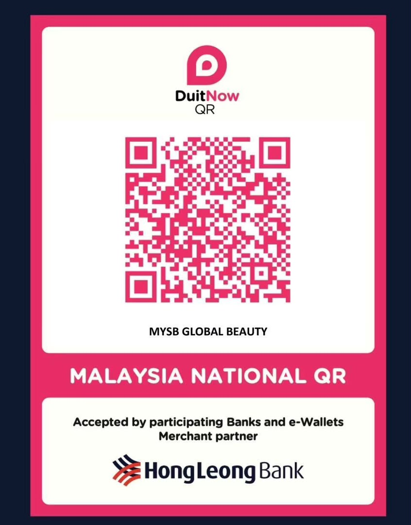 MYSB GLOBAL BEAUTY Hong Leong Bank DuitNow QR 收款码